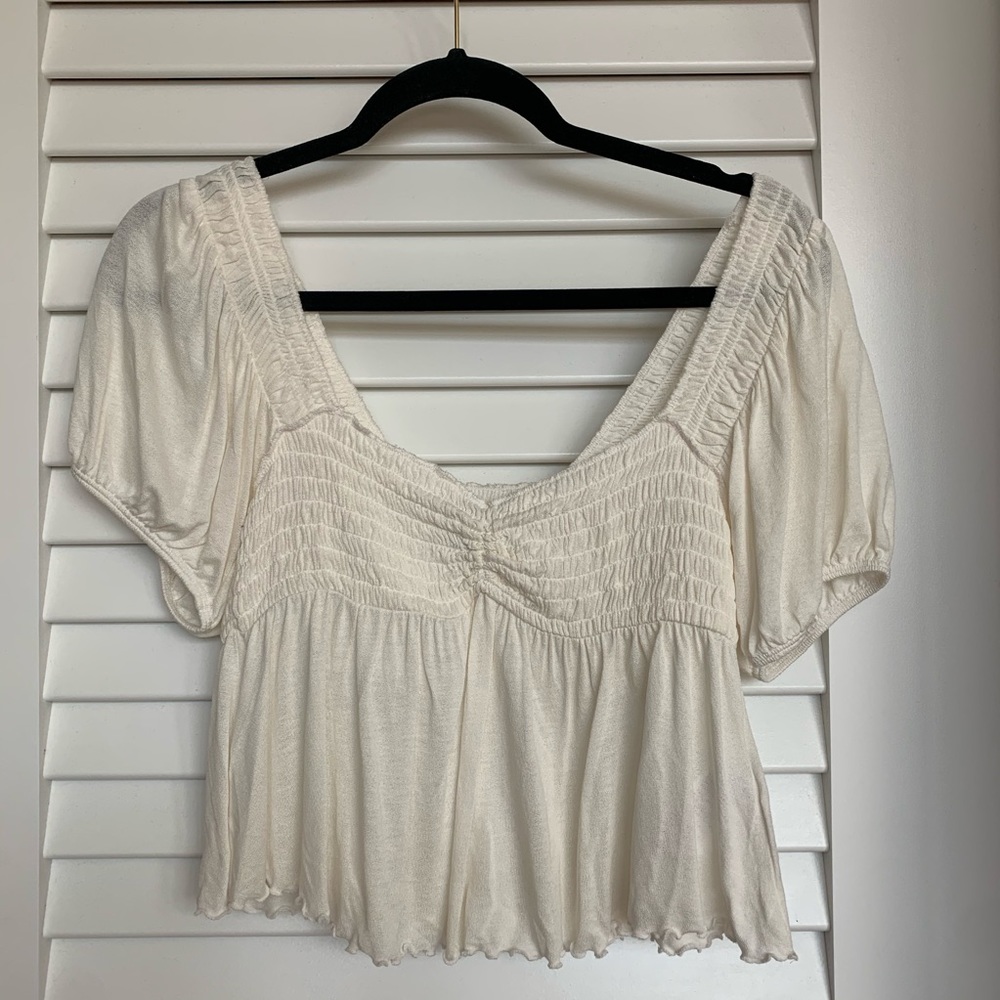 Urban Outfitters Cream Blouse